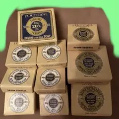 【新品未使用】ロクシタン シアソープ　ミルク、ヴァーベナ　50-100g計10個