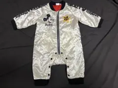 ミッキーマウス　スカジャン風　ロンパース 80サイズ　アウター