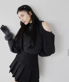 nice claup あざとフェミニット ブラック