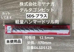 미사용 品・デルタゴンビット SDSプラス 12.5mm コンクリート用・穴開け