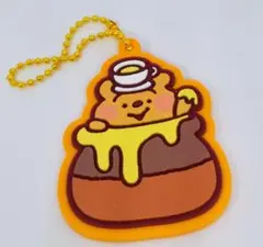 縦 約7cmくまのプーさん キーホルダー オレンジ