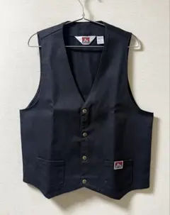 BEN DAVIS ベンデイビス ワークベスト M 綿ポリエステル Vネック