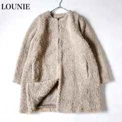 【2way】未使用級♡ルーニィ ボアコート テディベアコート ノーカラー ジレのサムネイル