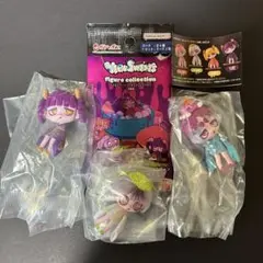 ウイルスイーツ フィギュアコレクション甘味処 3種 特典カード付 最終値下げ。