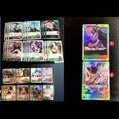 ワンピースカード　緑ゾロデッキパーツ