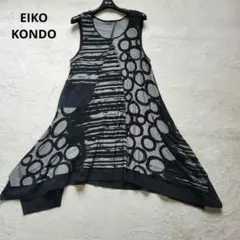 大きいサイズ✨エイココンドウ　ドッキングチュニック　アシンメトリー　変形のサムネイル