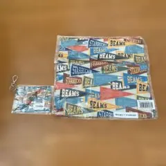 ビームス×スターバックスコラボ　ペナントデザイン　バンダナ&ミニマルケース