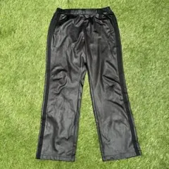 adidas 00's ラメ　イージー　ブラック　トラックパンツ　Y2K テック