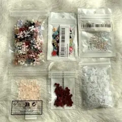 ネイルパーツ 大量 まとめ売り リボン パール ハート 花