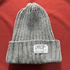 GU グレー ニット帽