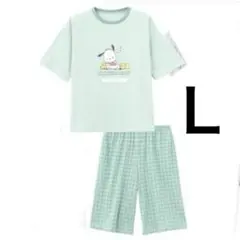 [新品]ポチャッコルームウェア上下セットL緑◆サンリオしまむらレトロ柄パジャマのサムネイル