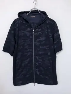 HIDEWAY NICOLE 古着 迷彩柄 Wジップ ジップアップパーカー