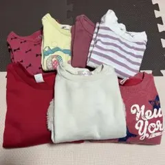 Tシャツ トレーナーセット 90 女の子 まとめ売り 保育園着