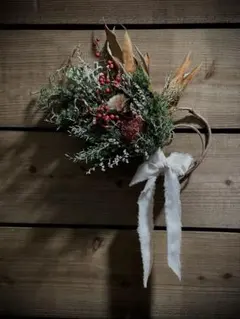 ドライフラワーリース インテリア