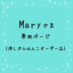 Maryさま専用ページ