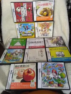 ニンテンドーDSソフト まとめ売り 12本+ケース無し3本【一部3DS】