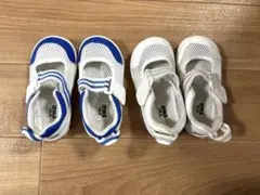 IAME 上履き 14.0cm ホワイト/ブルー
