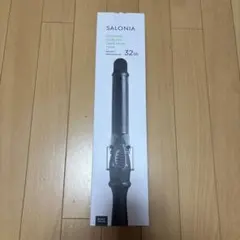 【箱あり・美品】SALONIA セラミックカールヘアアイロン 32mm ブラックのサムネイル