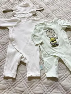 スヌーピー ピーナッツロンパースセット