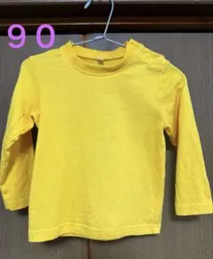 【美品】無地Tシャツ　黄色