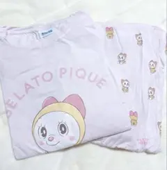 【新品】ジェラートピケ ドラえもん ドラミTシャツ＆ロングパンツ セットアップ