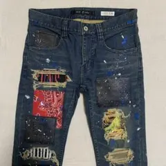 限定50本 NO ID. × OVERDESIGN ロックＴ スキニーパンツのサムネイル