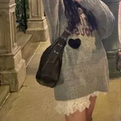 TINA:JOJUN フェイクレザー ショルダーバッグ