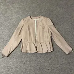 ♡極美品♡Chesty チェスティ　ぺプラム　レザージャケット　本革 ♡極美品♡Chesty チェスティ ぺプラム レザージャケット 本革