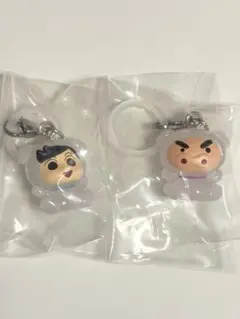 クレヨンしんちゃんめじるしアクセサリー ぶりぶりざえもん、かざまくん