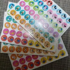 ディズニー ミッキー・キャラクターシールセット 4シート