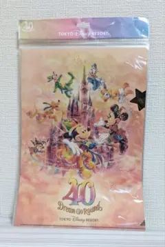 【新品未使用】東京ディズニーリゾート 40th クリアホルダー 8枚セット