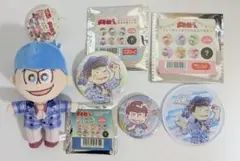 おそ松さん　カラ松　ぬいぐるみキーホルダー　缶バッジ　コースター　キャンドゥ