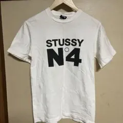 STUSSY N°4 Tシャツ Sサイズ　メイドインU SA