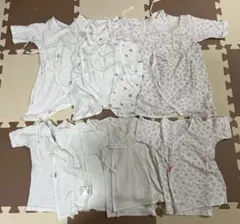 ミキハウス　H&B コンビ肌着+短肌着　8枚セット