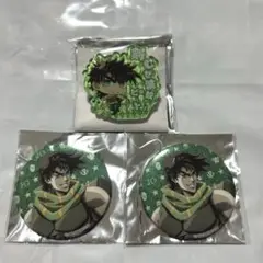 ジョジョ　jojoworld3 ジョセフ　缶バッジ　アクリルバッジ