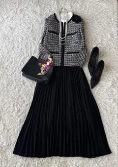 高身長♡自由区 ツイードジャケット M セットアップ 卒業式 入学式 セレモニー