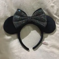 ミニーマウス カチューシャ カラフル　ラインストーン