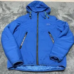 Find-Out 青 スキーウェア フード付き　パーカー　ジャージ　ブルー　防寒