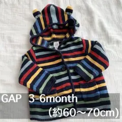 GAP 3-6ヶ月 くまみみ フード付きアウター