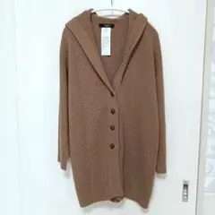 MaxMara WEEKENDdフード付きニットのカーディガンコート 38