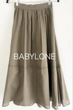 【イージーケア】BABYLONE フレアロングスカートのサムネイル