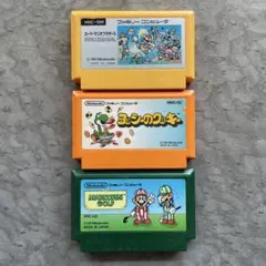 ファミコン スーパーマリオブラザーズ ヨッシーのクッキー マリオオープンゴルフ