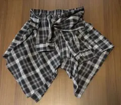 Lutique チェック柄ラップミニスカート Mサイズ