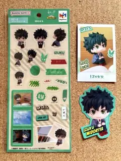 ヒロアカ　緑谷出久　デク　るかっぷコラージュシール　ステッカー　すなっぷカード