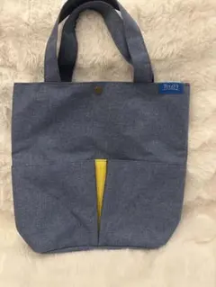 新品　タリーズ　ネイビーフロントポケットトートバッグ