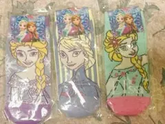 新品未開封　アナと雪の女王 エルサ　靴下　3足セット