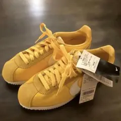 【新品タグ付】ナイキ クラシック コルテッツ ナイロン イエロー 24.5cm
