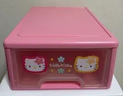 Hello Kitty 収納ボックス ピンク　レトロ　1997 ハローキティ