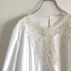 ピンクハウス レア 30周年パフ袖 うさぎpt 花束 ピコレース カットソー