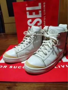 DIESEL ディーゼル S-NENTISH レザースニーカー 26.5のサムネイル
